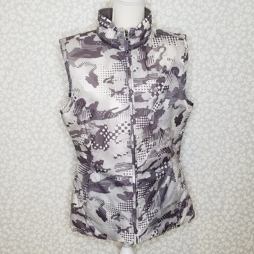 Burton Dryride Puffer Vest Insulated Full Zip Camo